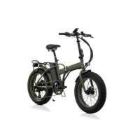 Bicicletta Bad Bike BAD Folding eBike Green Matt 500W