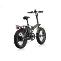 Bicicletta Bad Bike BAD Folding eBike Green Matt 500W