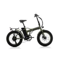 Bicicletta Bad Bike BAD Folding eBike Green Matt 500W