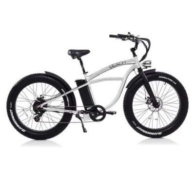 Bicicletta Bad Bike BEACH FAT eBike Aluminium/Black Matt 250W