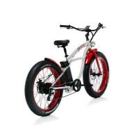 Bicicletta Bad Bike BEACH FAT eBike Aluminium/Red 500W
