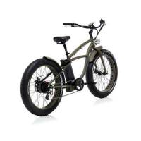 Bicicletta Bad Bike BEACH FAT eBike Green Matt 500W