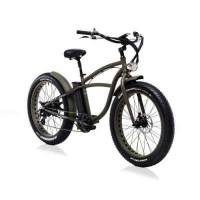 Bicicletta Bad Bike BEACH FAT eBike Green Matt 500W