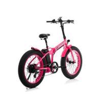 Bicicletta Bad Bike BIG BAD Folding eBike Pink Shocking 250W