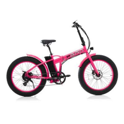 Bicicletta Bad Bike BIG BAD Folding eBike Pink Shocking 250W