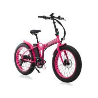 Bicicletta Bad Bike BIG BAD Folding eBike Pink Shocking 500W
