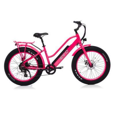 Bicicletta Bad Bike EVO FAT Folding eBike Pink Shocking 250W