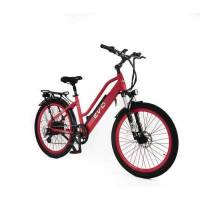 Bicicletta Bad Bike EVO Folding eBike Pink Shocking 250W