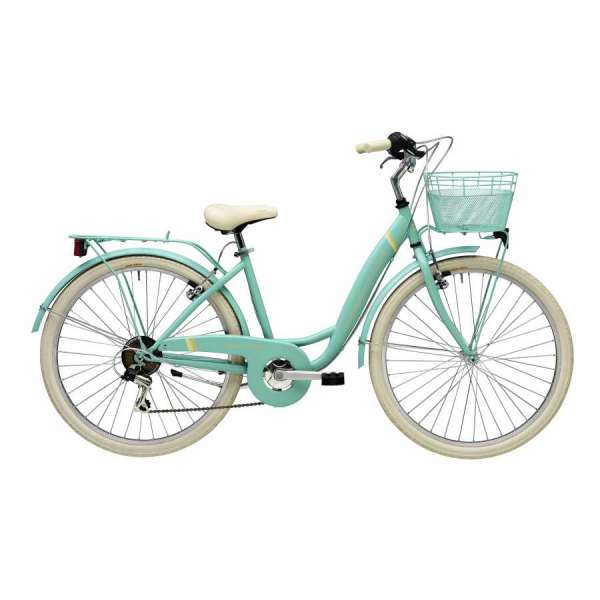 Bicicletta Cicli Adriatica City Trekking Panda Donna 26" 6V Verde Acqua