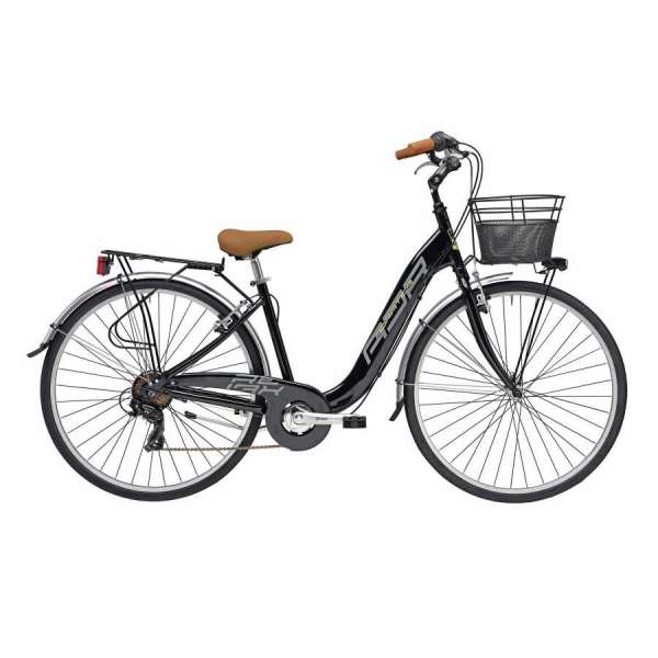 Bicicletta Cicli Adriatica City Trekking Relax Donna 6V Nero