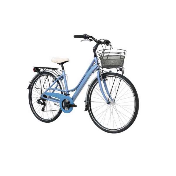 Bicicletta Cicli Adriatica City Trekking Sity 3 Donna 28" 18V Azzurro Opaco