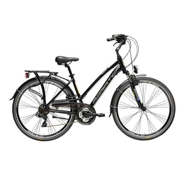 Bicicletta Cicli Adriatica City Trekking Sity 2 Donna 28" 21V Nero Opaco