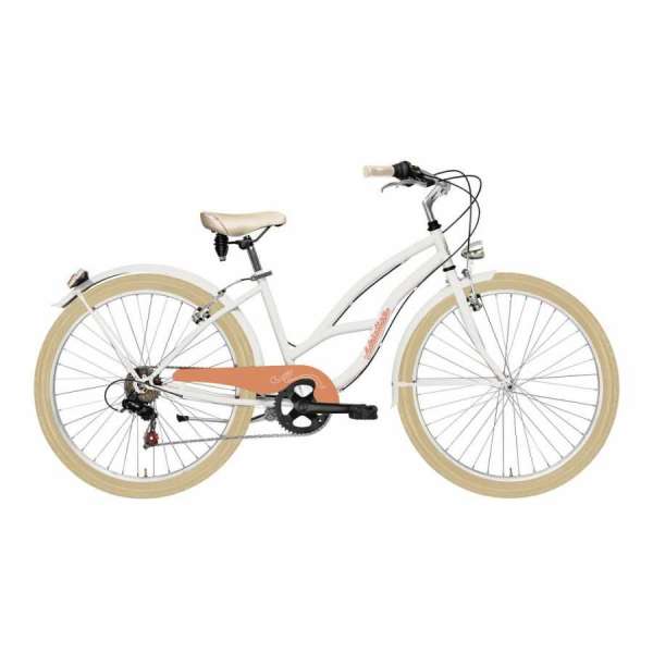 Bicicletta Cicli Adriatica Cruiser Donna 26" 6V Bianco