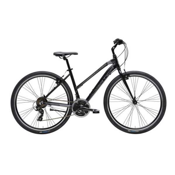 Bicicletta Cicli Adriatica Hybrid Boxter FY Donna 28" 21V Nero Opaco