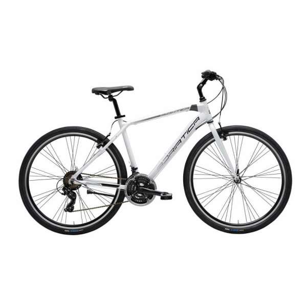 Bicicletta Cicli Adriatica Hybrid Boxter FY Uomo 28" 21V Bianco Ghiaccio