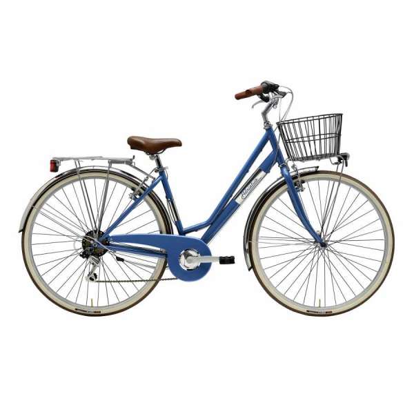 Bicicletta Cicli Adriatica Vintage Panarea Donna 28" 6V Blu Aviazione