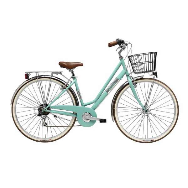 Bicicletta Cicli Adriatica Vintage Panarea Donna 28" 6V Verde Acqua