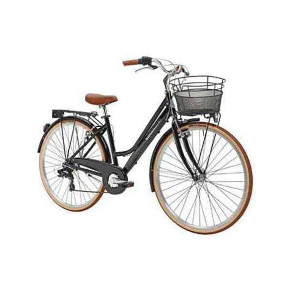 Bicicletta Cicli Adriatica Vintage Retrò Donna 28" 6V Nero