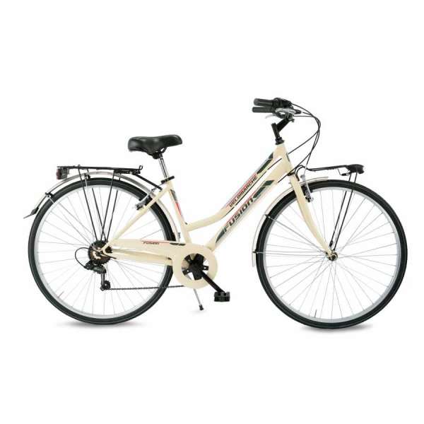 Bicicletta Velomarche CITY BIKE FUSION 28” 6V VM 609L Donna Beige