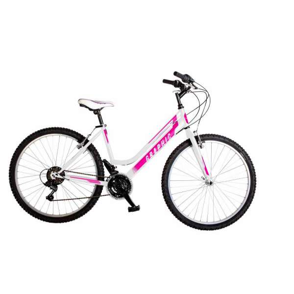 Bicicletta Velomarche CITY BIKE GRAPHIC 26” 18V VM 170L Donna White