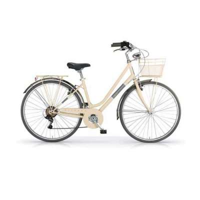 Bicicletta City Bike MBM SILVERY Donna Cream