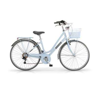 Bicicletta City Bike MBM SILVERY Donna Light Blue