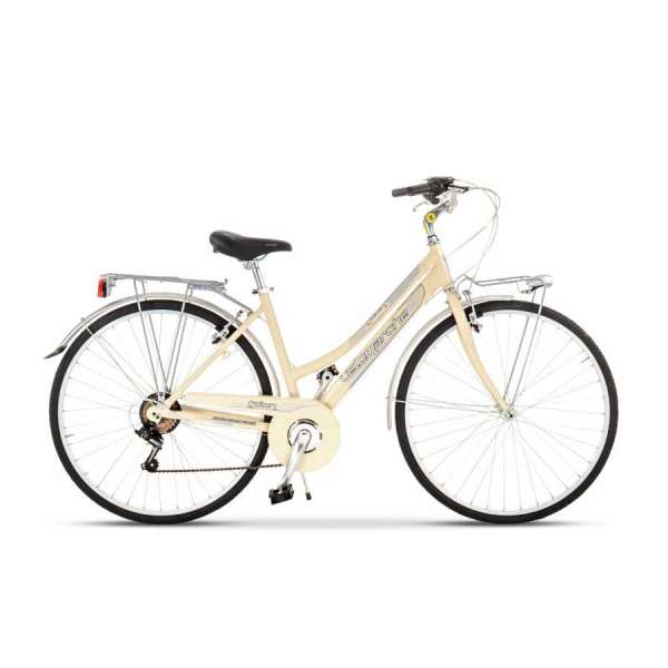 Bicicletta Velomarche CITY BIKE TOWN 28” 18V VM 655AL Donna Beige