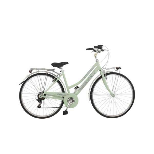 Bicicletta Velomarche CITY BIKE TOWN 28” 18V VM 655AL Donna Light Green