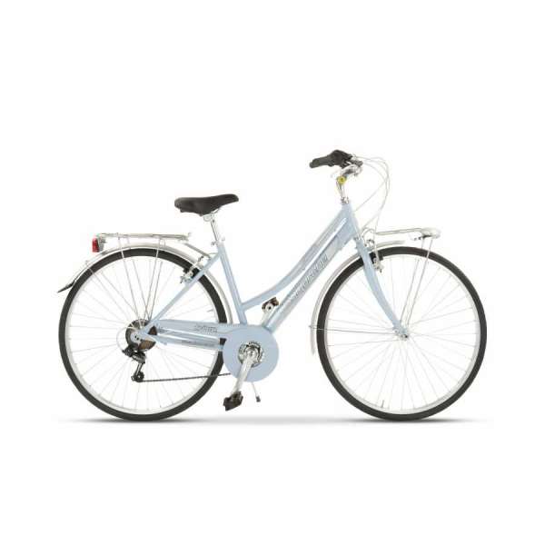 Bicicletta Velomarche CITY BIKE TOWN 28” 6V VM 665AL Donna Light Blue