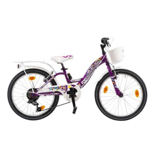 Bicicletta Velomarche GIRL PAPILLON 20" 6V VM 592/6 Bambina Violet