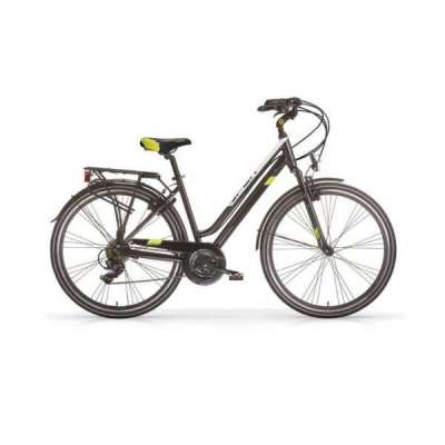 Bicicletta City Bike MBM SPLIT Donna Matt Black + White