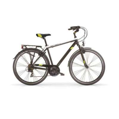 Bicicletta City Bike MBM SPLIT Uomo Matt Black + White