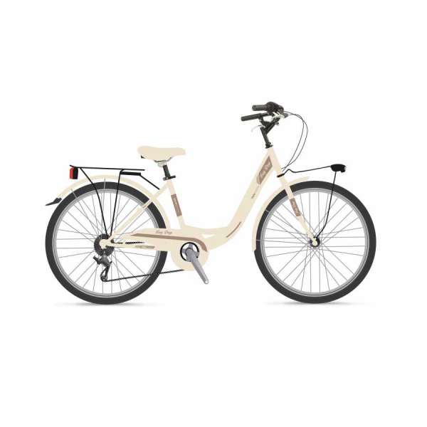 Bicicletta Velomarche MONOTUBO LAZY DAYS 24" 6V Bambina/Ragazza Beige