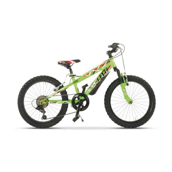 Bicicletta Velomarche MTB DRAKE 20" 6V VM 420 Bambino Verde