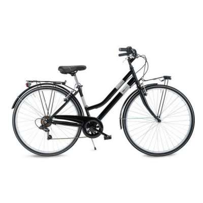 Bicicletta Velomarche CITY BIKE FUSION 28” 6V VM 609L Donna Black