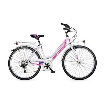 Bicicletta Velomarche CITY BIKE GRAPHIC 26" 6V VM 176 Bianco
