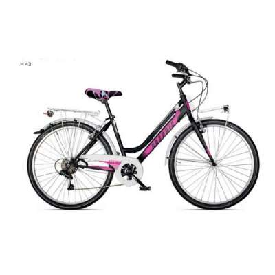 Bicicletta Velomarche CITY BIKE GRAPHIC 26" 6V VM 176 Nero