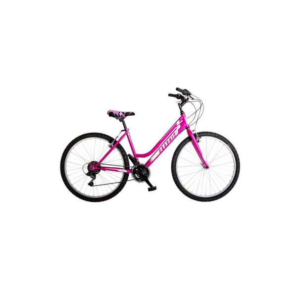 Bicicletta Velomarche CITY BIKE GRAPHIC 26&rdquo; 18V VM 170L Donna Fucsia