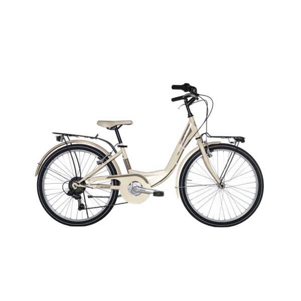 Bicicletta Velomarche MONOTUBO LAZY DAYS 24"  Bambina/Ragazza Beige