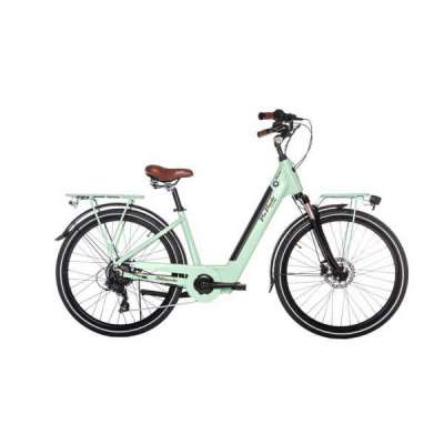 Bicicletta Via Veneto Classic E-bike Lady 26&rdquo; 6 Speed VVE62L Verde Giulietta