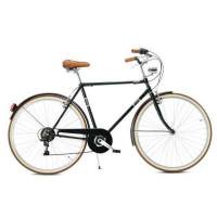 Bicicletta Via Veneto Condorino Man 28" 6 Speed VV601M Nero Polvere di Caffè (Opaco)