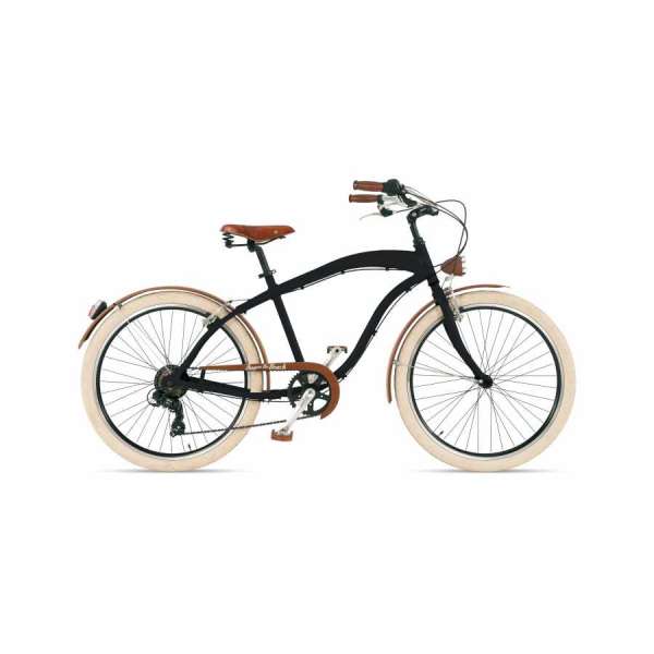 bicicletta cruiser nera