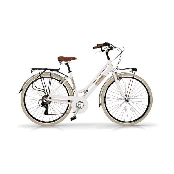 Bicicletta Via Veneto Elegance Lady 28” Eighteen Speed VV615AL Bianco Gelato
