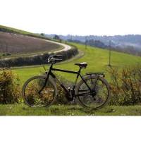 Bicicletta Via Veneto Elegance Man 28” Eighteen Speed VV615AM Nero Polvere di Caffè (Opaco)