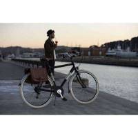 Bicicletta Via Veneto Elegance Man 28” Eighteen Speed VV615AM Nero Polvere di Caffè (Opaco)