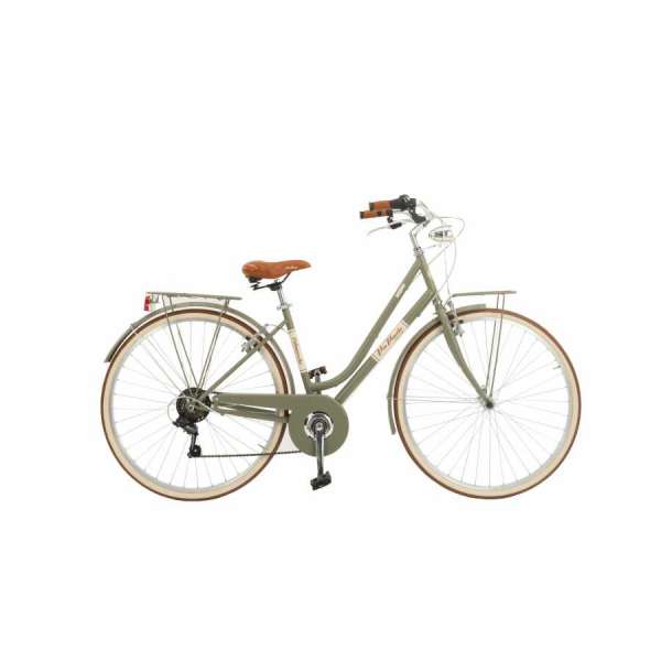 Bicicletta Via Veneto Malagueta Lady 28&rdquo; Six Speed VV619L Verde Borghese