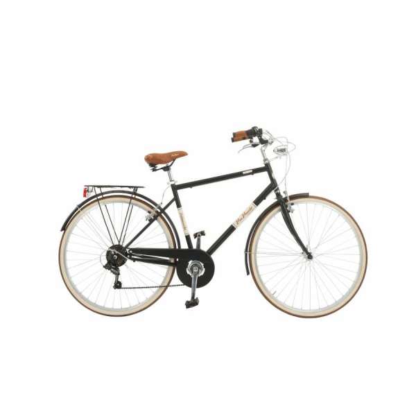 Bicicletta Via Veneto Malagueta Man 28&rdquo; Six Speed VV619M Nero Polvere di Caff&egrave; (Opaco)