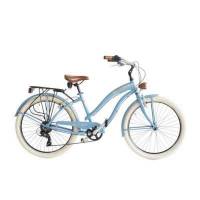 Bicicletta Via Veneto Cruiser Sun on the Beach Lady 26” Six Speed VV790L Light Blue
