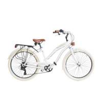 Bicicletta Via Veneto Cruiser Sun on the Beach Lady 26” Six Speed VV790L White