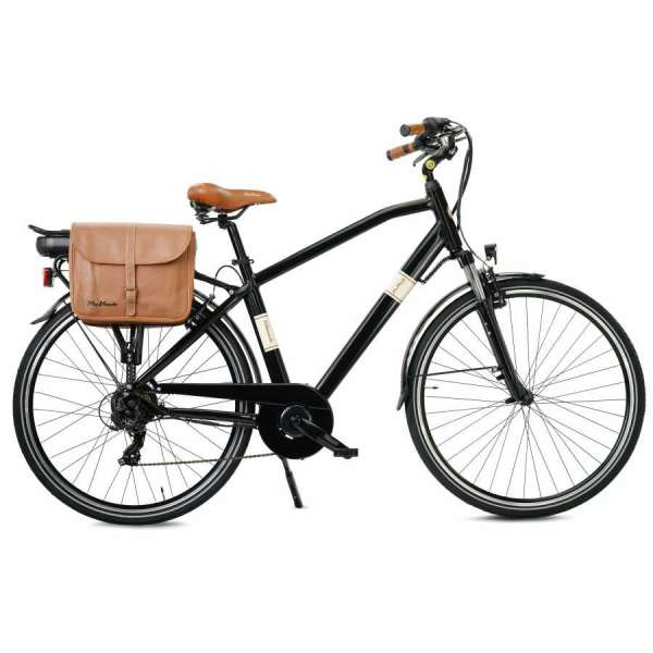 Bicicletta Via Veneto Classic E-bike Man 28” 6 Speed VVE62M Nero Provocatore (Lucido)